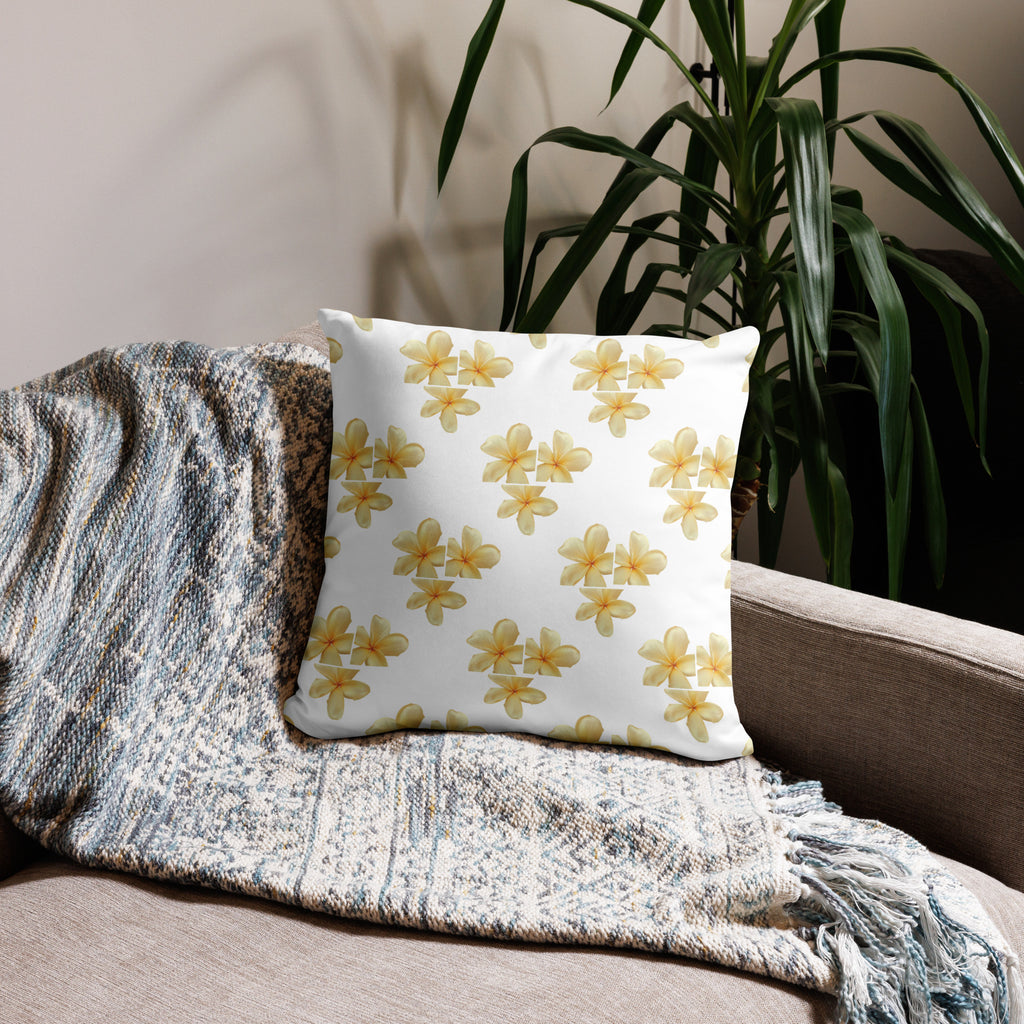 Soft decorative cushion in pink and white – мека възглавница за диван или спалня