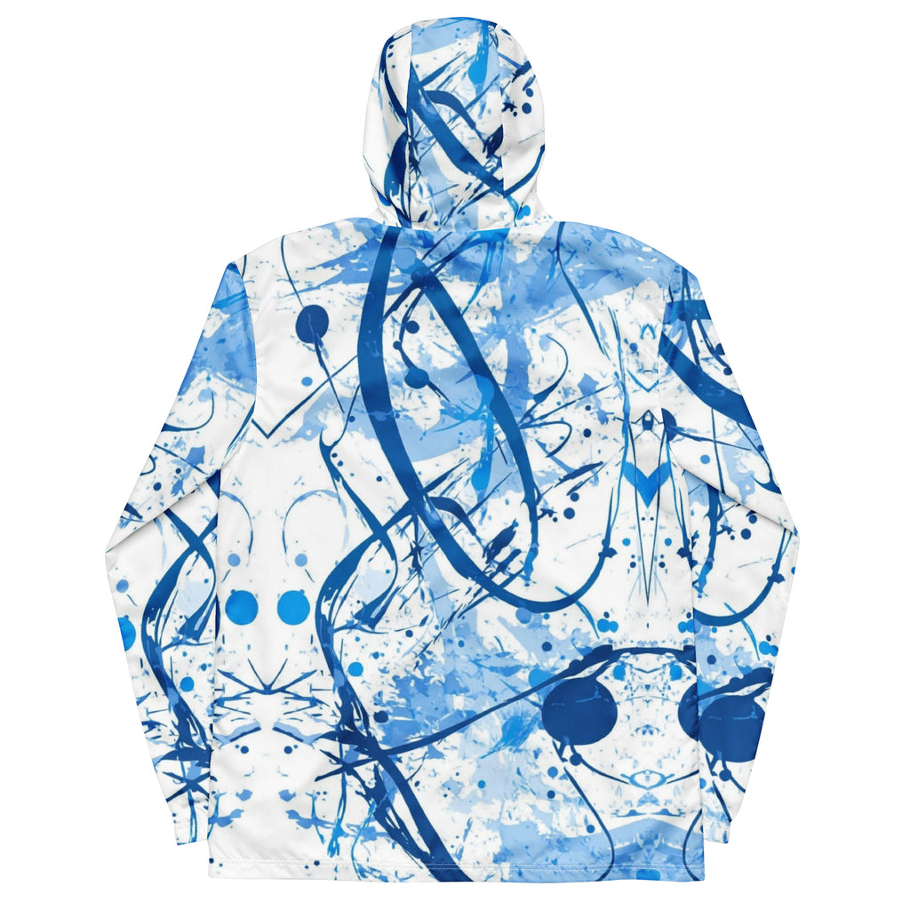 All-over print мъжки ветровик – заден изглед, breathable mesh lining, 100% polyester