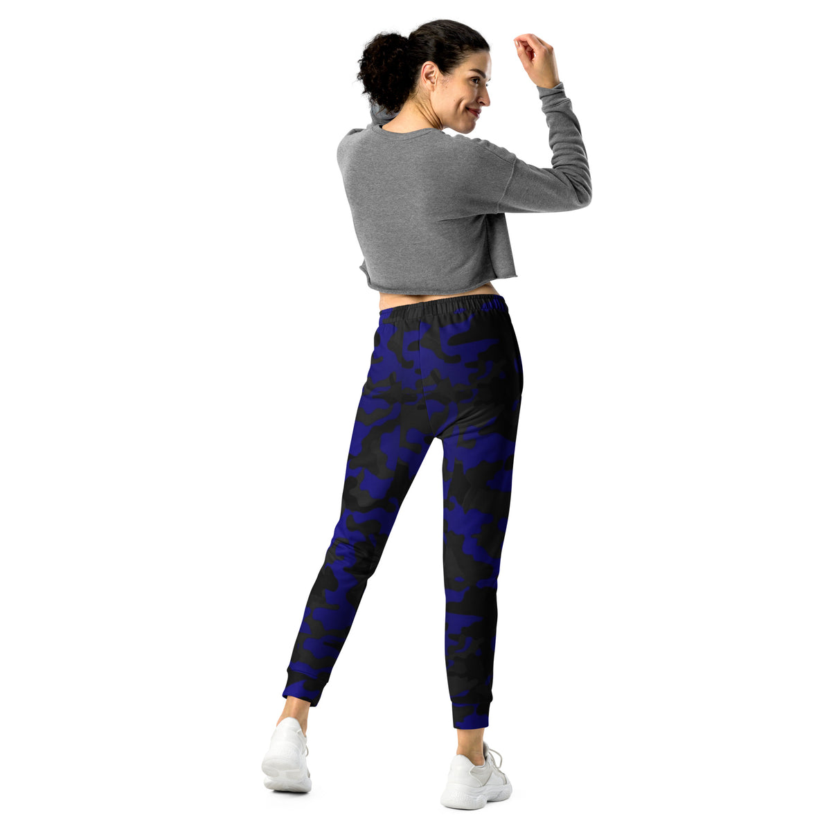 Дамски джогъри с цветен принт, slim fit, предна страна – Everyday Prints & Gifts
