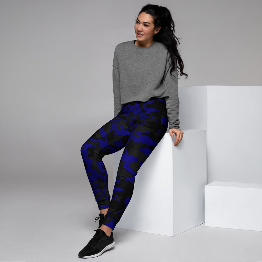 Дамски джогъри с цветен принт, slim fit, предна страна – Everyday Prints & Gifts

