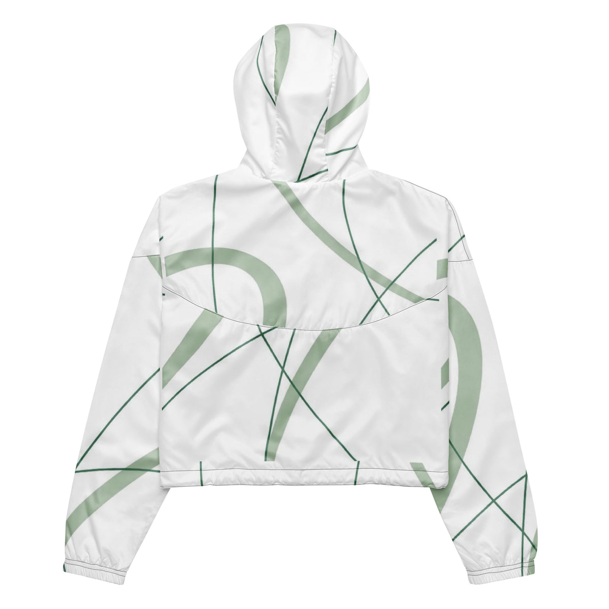 Women's cropped windbreaker jacket – lightweight, waterproof, breathable mesh lining, stylish outdoor wear