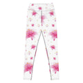 Floral Yoga Leggings with High Waist – aesthetic women’s activewear for yoga, fitness and workouts