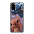 Прозрачен кейс за Samsung с принт на Stitch и Angel, предна страна – Everyday Prints & Gifts
