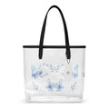 Clear tote bag от прозрачен TPU материал — стадион и концертна чанта, 30.5×30.5 см
