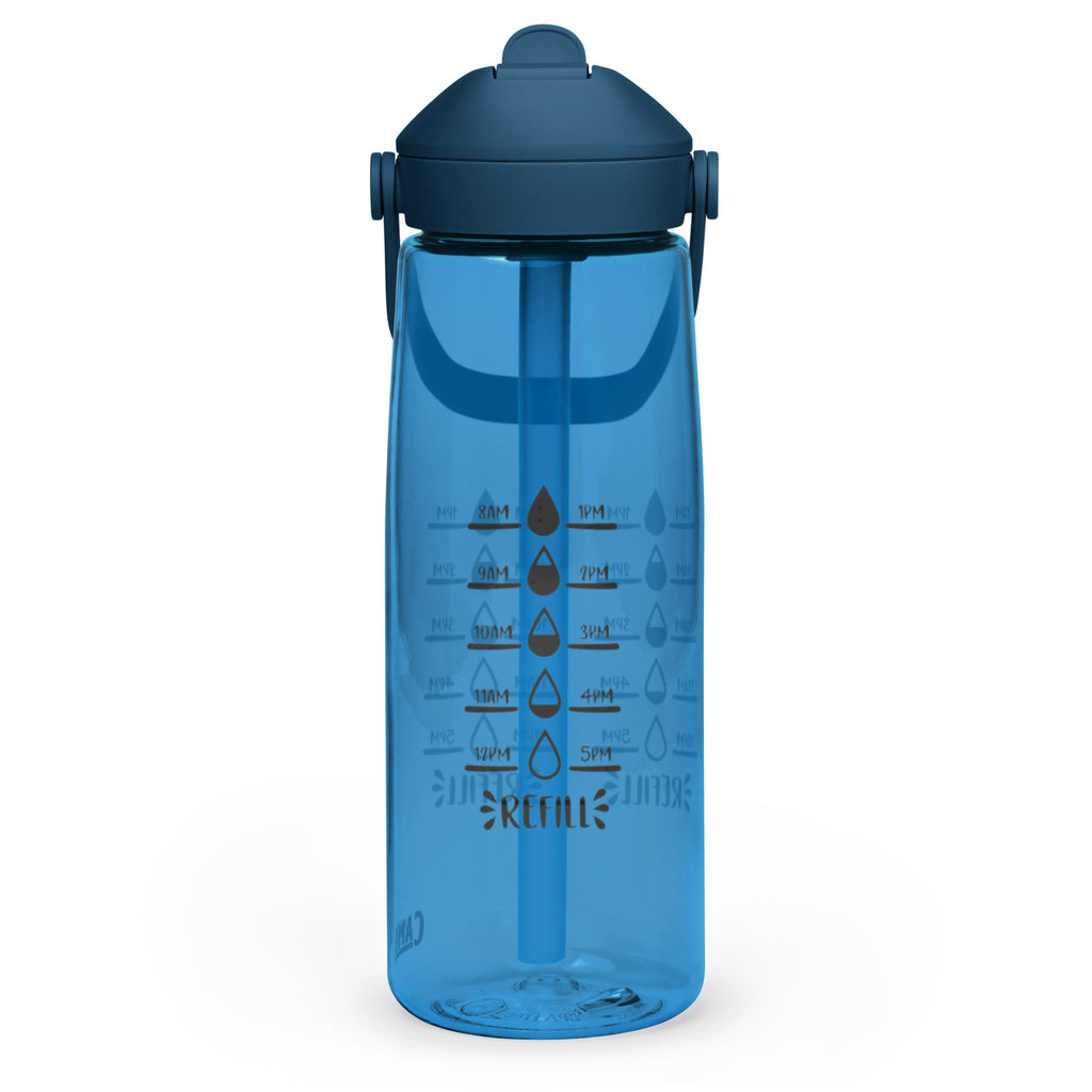 Шише за вода с флип сламка 739 мл – BPA-free Tritan® рециклирана пластмаса, преден изглед