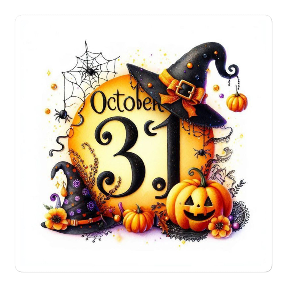 Хелоуин стикери за лаптоп и бутилка – spooky Halloween stickers