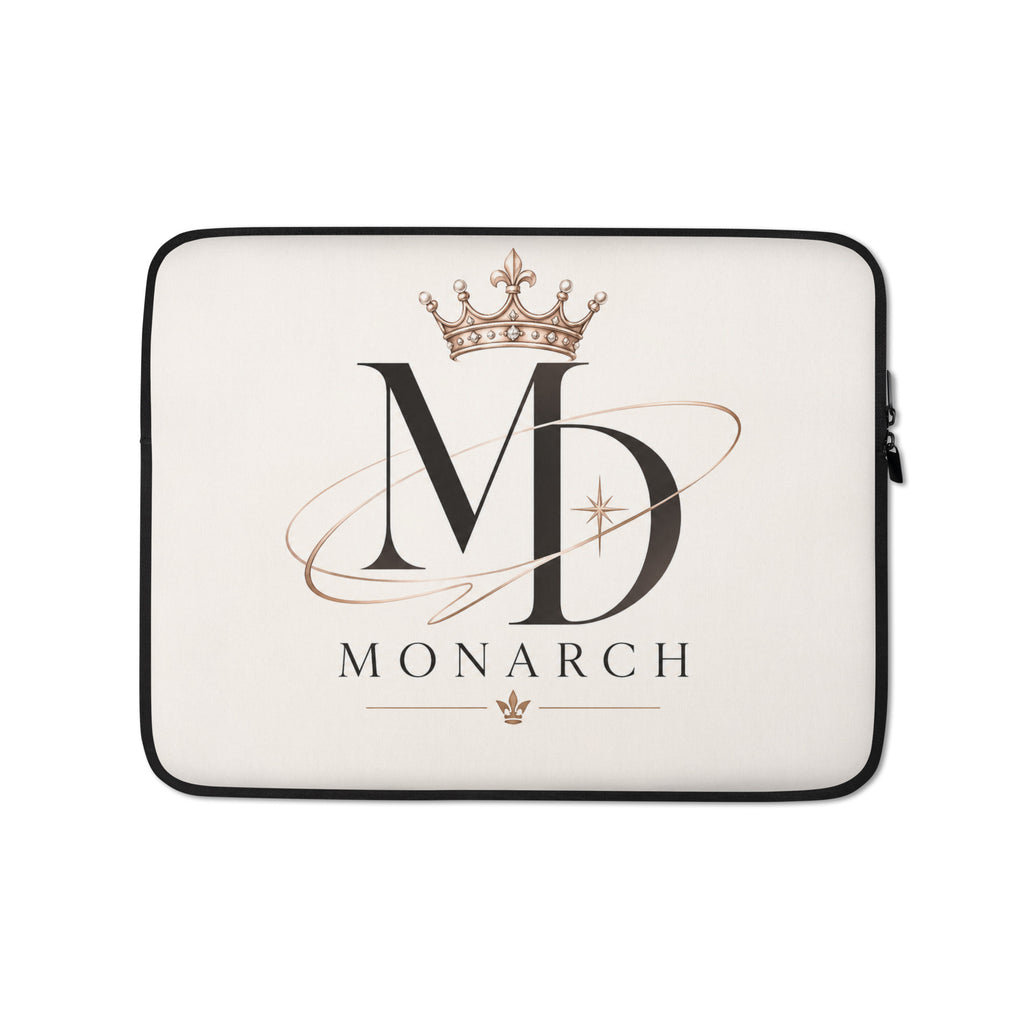 MD-Monarch Laptop Sleeve 13″ преден изглед | MD-Monarch Laptop Sleeve 13″ front view