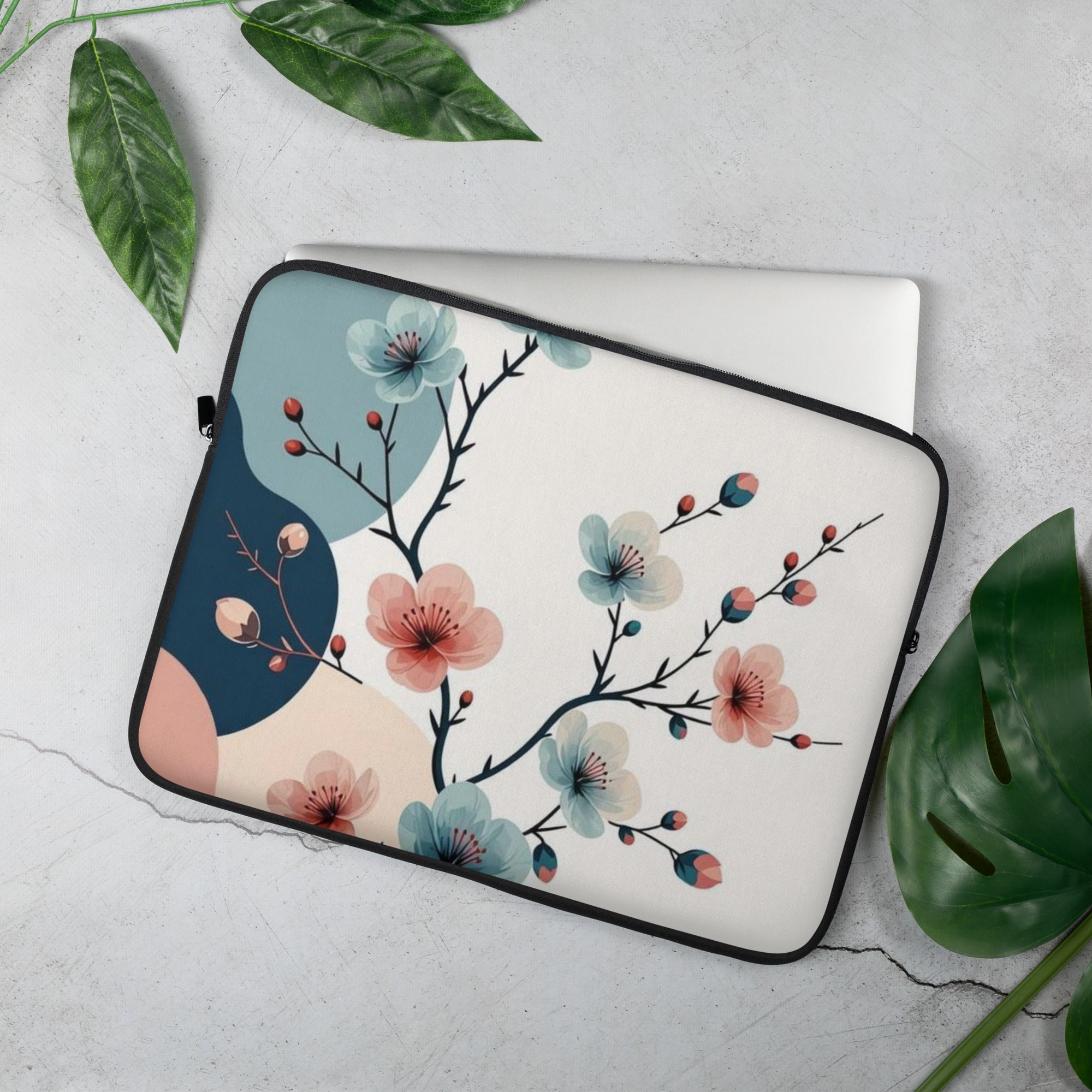 Aesthetic калъф 15″ lifestyle mockup | Aesthetic Laptop Sleeve 15″ lifestyle