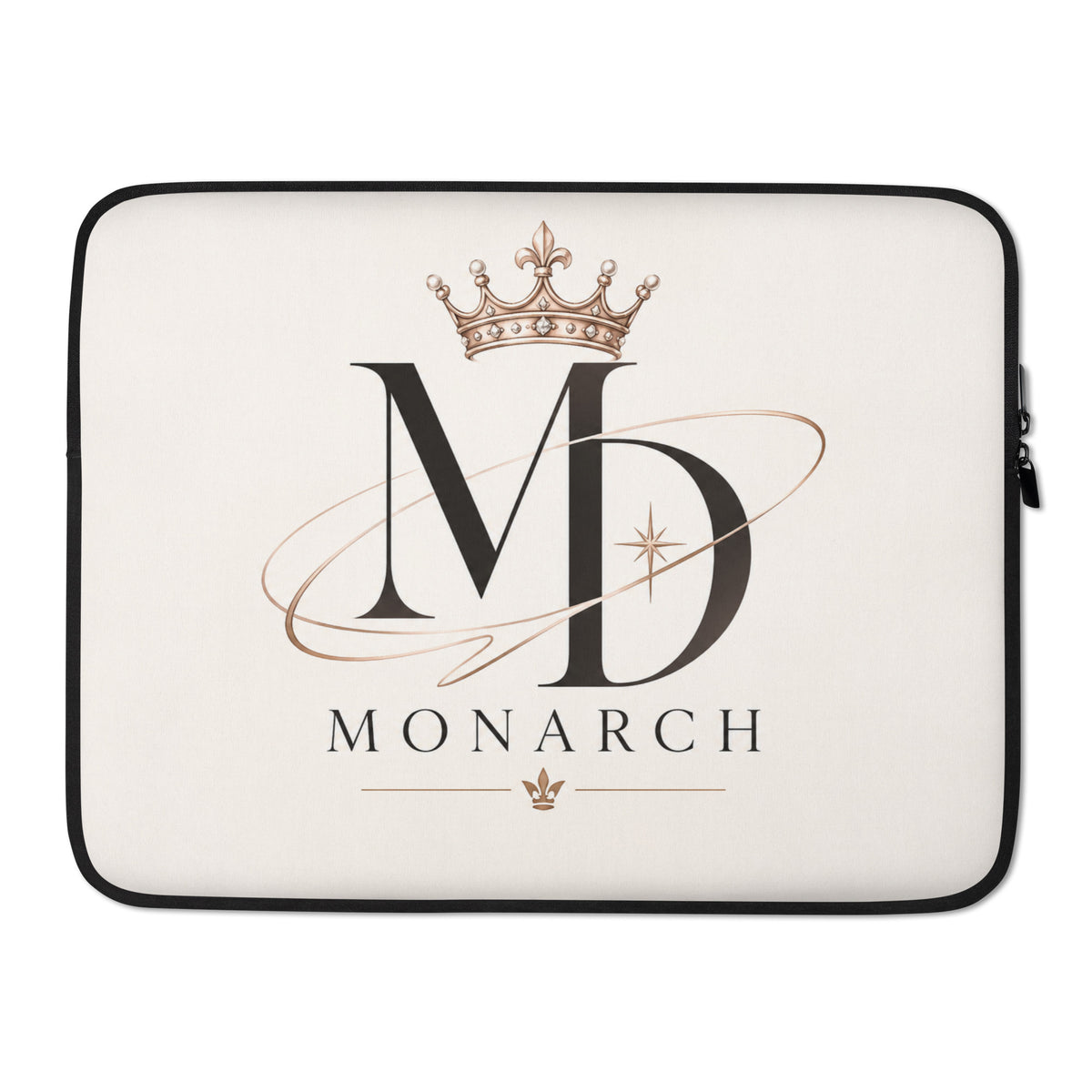 MD-Monarch Laptop Sleeve 15″ преден изглед | MD-Monarch Laptop Sleeve 15″ front view