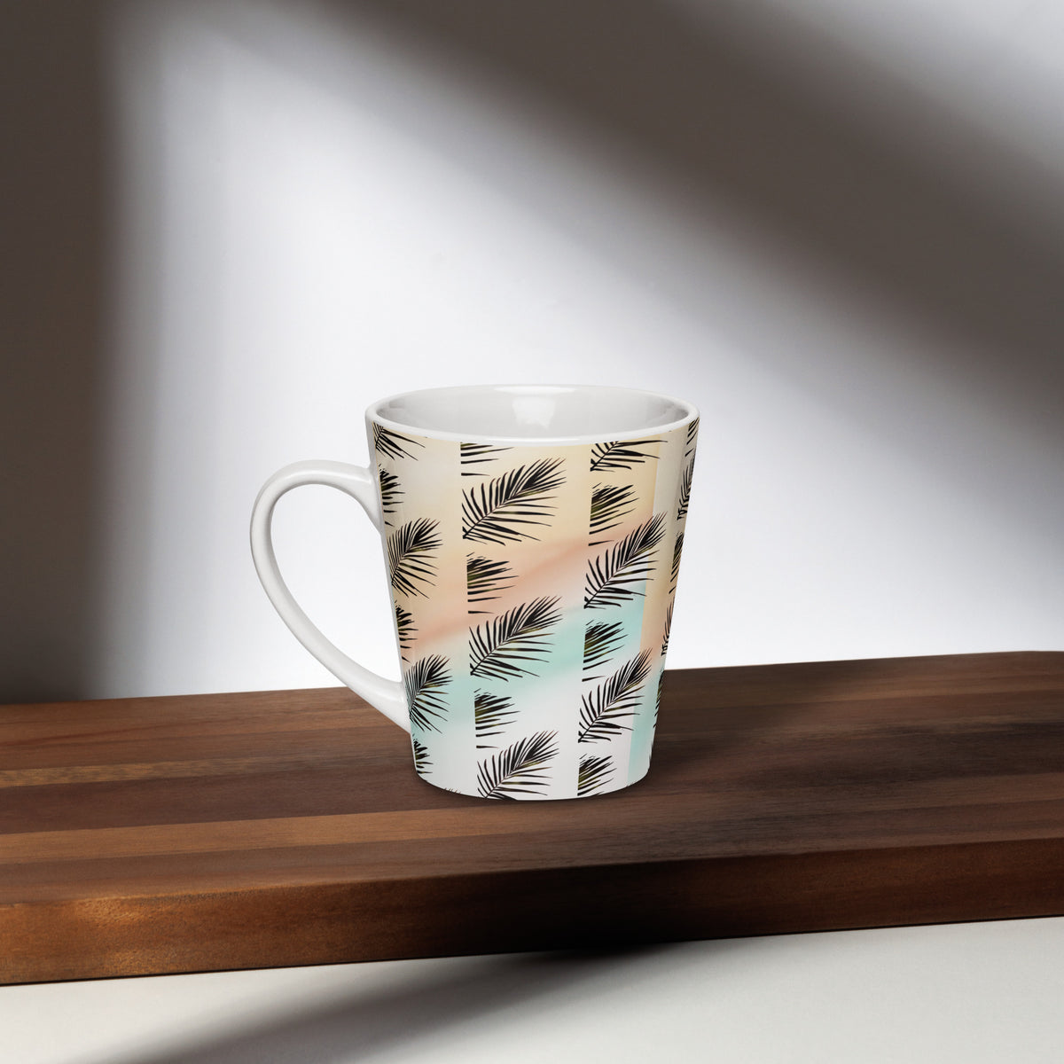 Керамична latte чаша с принт, 12 oz, без BPA – предна страна, Everyday Prints & Gifts
