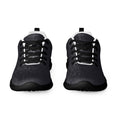Men's Darkness athletic shoes – black ultralight flyknit sneakers, front view