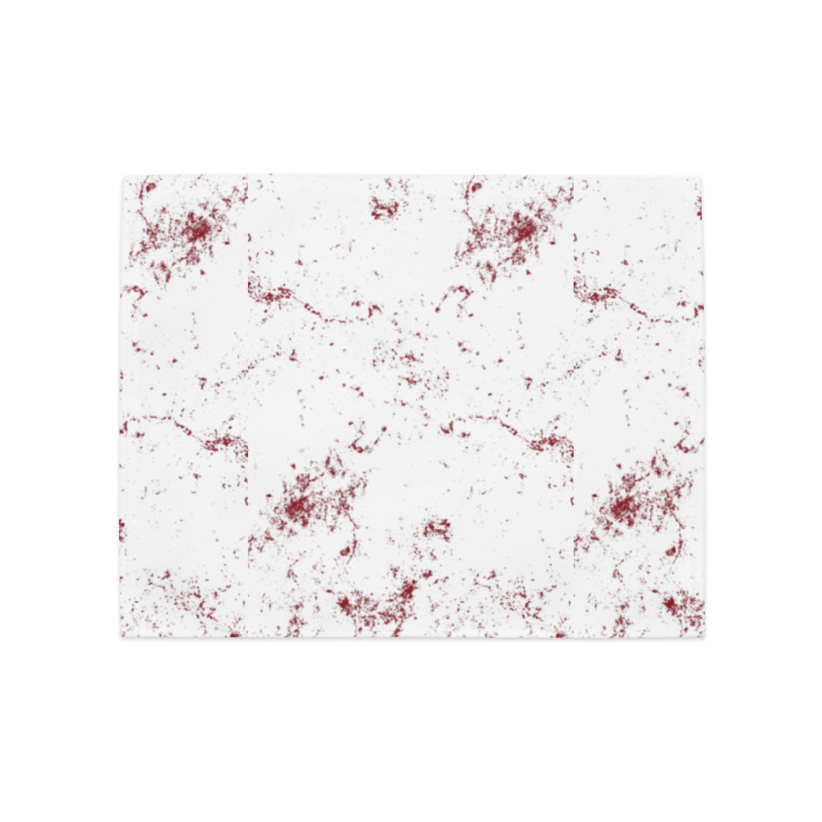 Halloween placemat with blood splatter marble pattern – set of 4 water-resistant placemats / Хелоуин подложка за маса с мраморен дизайн на кръвни пръски – комплект от 4 водоустойчиви подложки