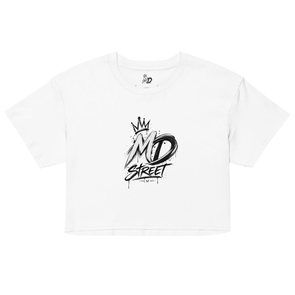 DM STREET Women’s Crop Top & Shorts Set – Дамски Streetwear Комплект