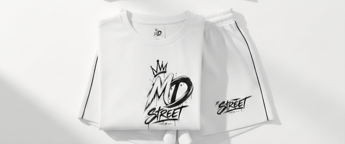 DM STREET Women’s Crop Top & Shorts Set – Дамски Streetwear Комплект