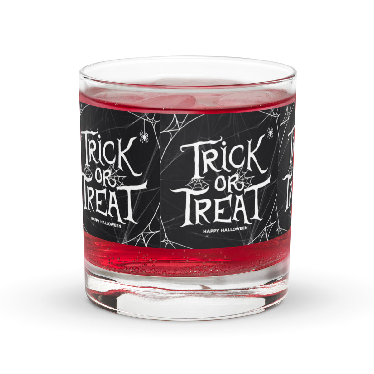 Trick or Treat хелоуин рокс чаша – Halloween rocks glass whiskey 10.5 oz front view