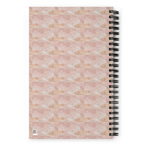 Custom wire-bound aesthetic notebook with 140 dotted pages – идеална за journaling и everyday notes
