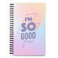 Spiral dotted notebook with soft-touch matte cover and metal wire-o binding – 140 dotted pages journal by Everyday Prints & Gifts
