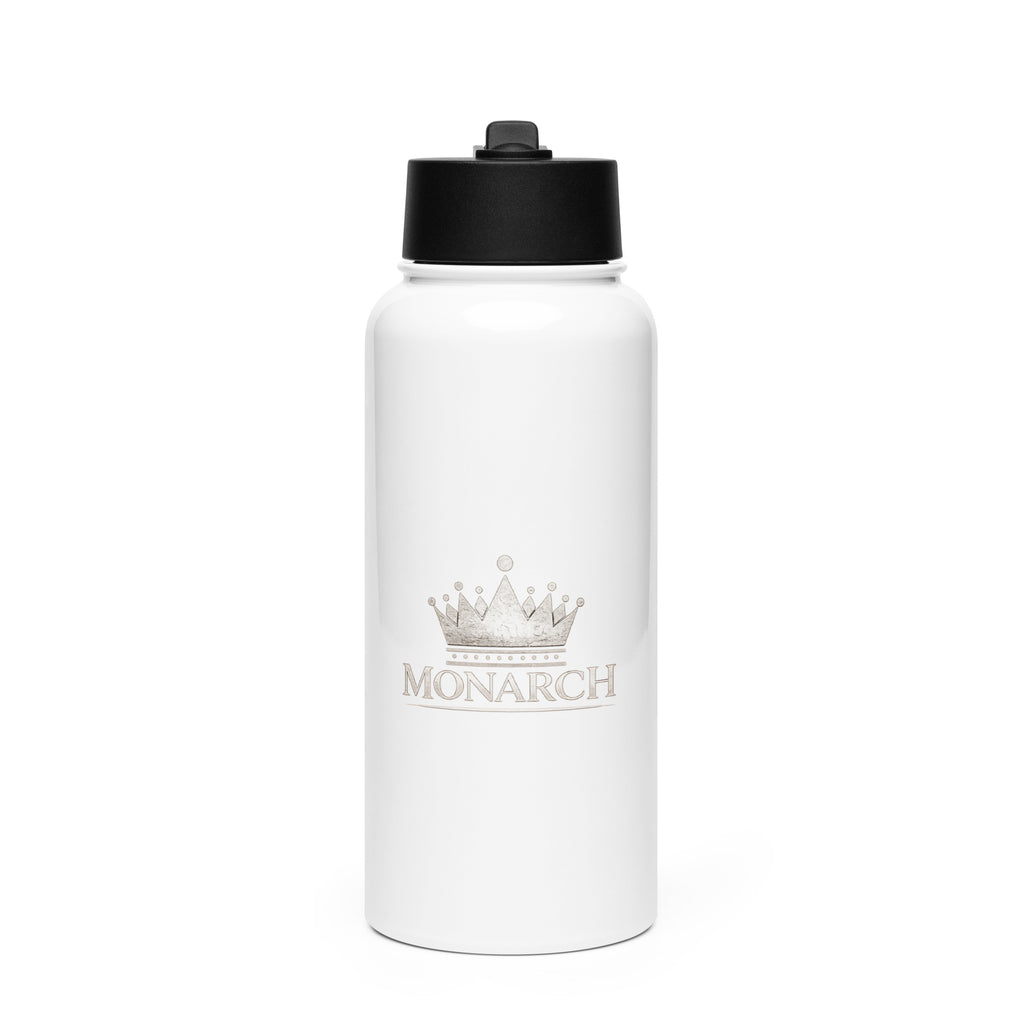 Термо бутилка Monarch с принт и сламка – stainless steel water bottle 32oz