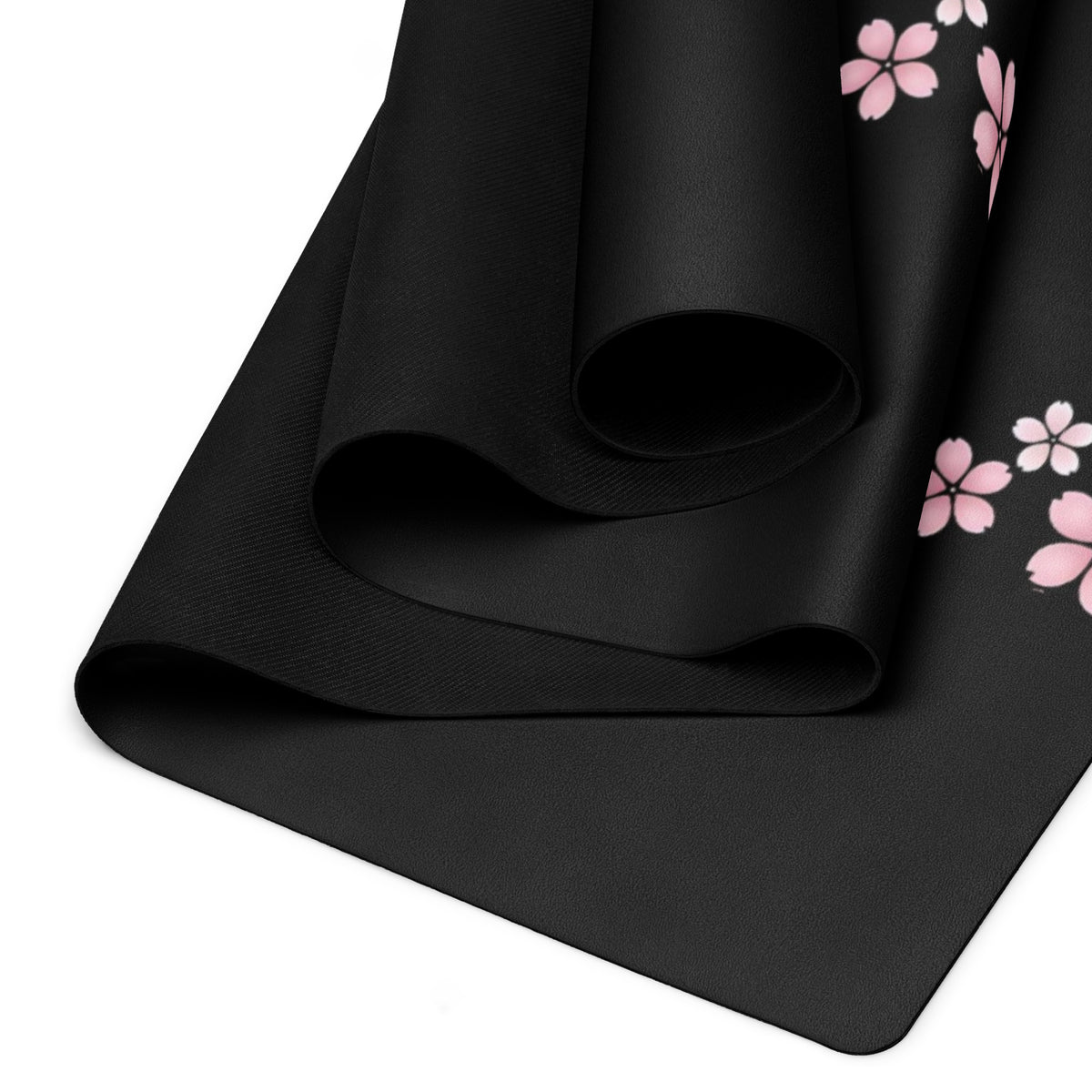Yoga mat with anti-slip rubber bottom and microsuede top - front view | Everyday Prints & Gifts

